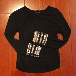 Beaded Sleeve Top